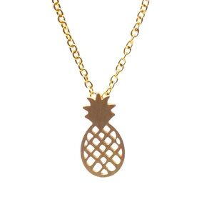 Pineapple Necklace Women Color Gold